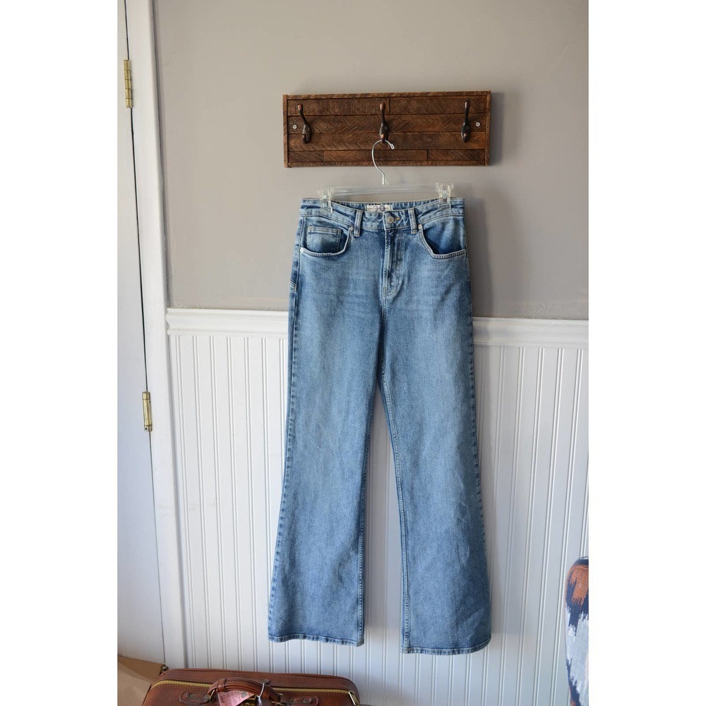 Free People Thunderbird Flare Jeans 30 or 31 NEW - Picture 2 of 5